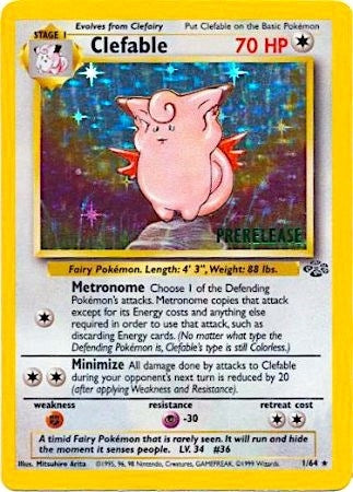 Clefable (Prerelease) (01/64) (WoTC Promo) (PR)