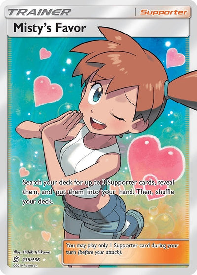 Misty's Favor (Full Art) (235/236) (SM - Unified Minds) (SM11)