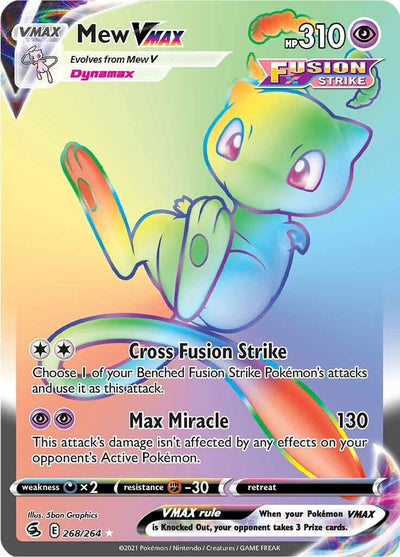 Mew VMAX (Secret) (268/264) (SWSH08: Fusion Strike) (SWSH08)