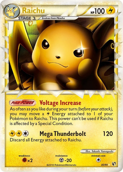 Raichu (Prime) (83/90) (Undaunted) (UD)