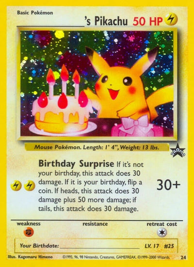 ______'s Pikachu (24/53) (WoTC Promo) (PR)