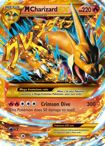 M Charizard EX (Y) (Secret) (107/106) (XY - Flashfire) (FLF)
