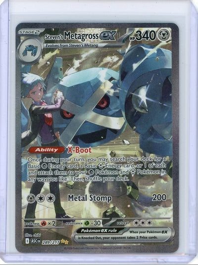 Steven's Metagross Pokémon Ascended Heroes Special Illustration Rare #289/217