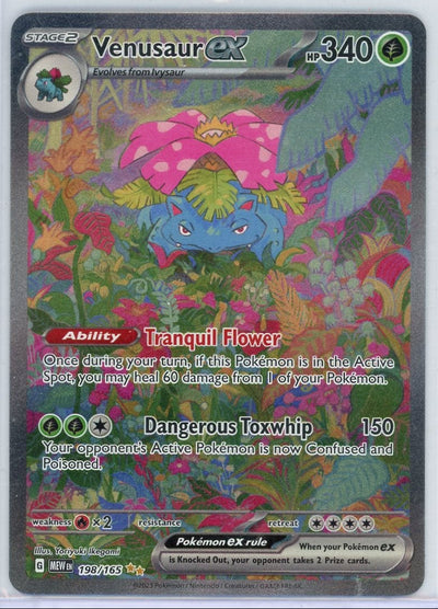 Venusaur ex Pokémon Scarlet & Violet: 151 #198/165