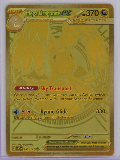 Mega Dragonite ex Pokémon Ascended Heroes Hype Rare #295/217