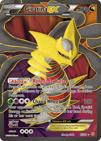 Giratina EX (93 Full Art) (93/98) (XY - Ancient Origins) (AOR)