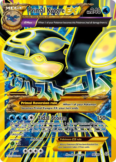 Primal Kyogre EX (Shiny Full Art) (96/98) (XY - Ancient Origins) (AOR)