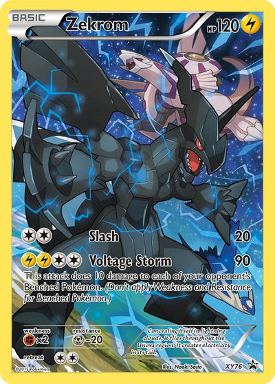 Zekrom (Full Art Promo) (XY76) (XY Promos) (PR)