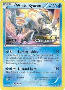 White Kyurem - XY128 (Prerelease) [Staff] (XY128) (XY Promos) (PR)