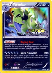 Tyranitar - XY130 (Prerelease) [Staff] (XY130) (XY Promos) (PR)