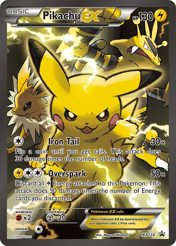 Pikachu EX - XY124 (XY124) (XY Promos) (PR)