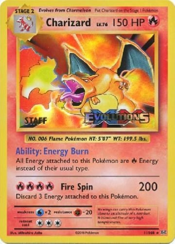 Charizard - 11/108 (Prerelease) (11/108) (XY Promos) (PR)