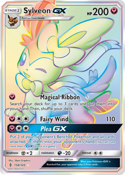 Sylveon GX (Secret) (158/145) (SM - Guardians Rising) (SM02)