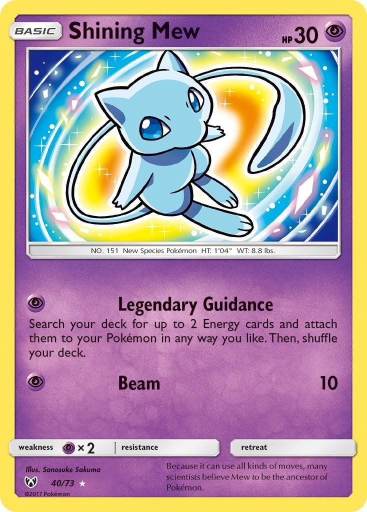 Shining Mew (40/73) (Shining Legends) (SHL)
