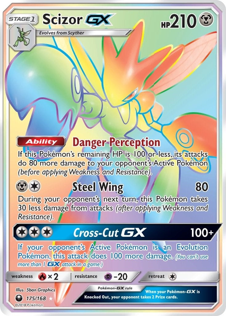 Scizor GX (Secret) (175/168) (SM - Celestial Storm) (CES)