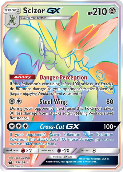 Scizor GX (Secret) (175/168) (SM - Celestial Storm) (CES)
