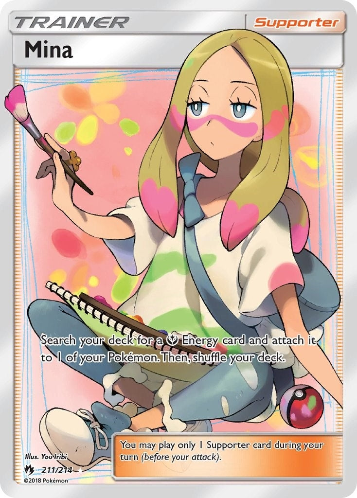 Mina (Full Art) (211/214) (SM - Lost Thunder) (SM8)