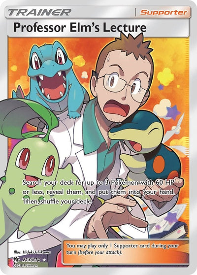 Professor Elm's Lecture (Full Art) (213/214) (SM - Lost Thunder) (SM8)