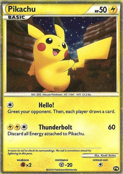 Pikachu (English) (PW 1) (Pikachu World Collection Promos) (PWCP)