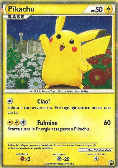 Pikachu (Italian) (PW 2) (Pikachu World Collection Promos) (PWCP)