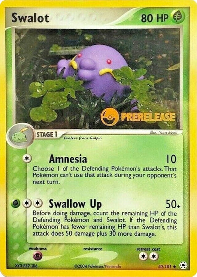 Swalot - 50/101 (Prerelease) (50/101) (Nintendo Promos) (PR)