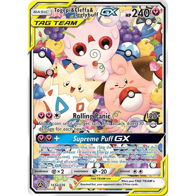 Togepi & Cleffa & Igglybuff GX - 143a/236 (143a/236) (Alternate Art Promos)