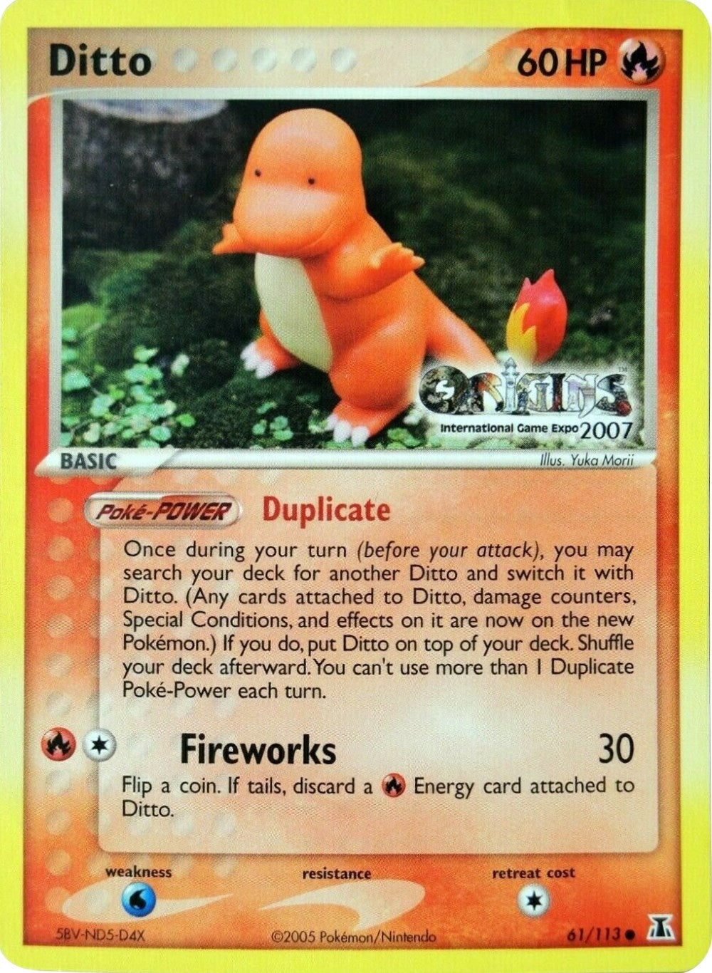 Ditto - 61/113 (Origins International Game Expo 2007) (61/113) (Nintendo Promos) (PR)