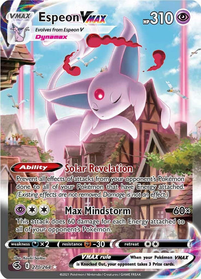 Espeon VMAX (Alternate Art Secret) (270/264) (SWSH08: Fusion Strike) (SWSH08)