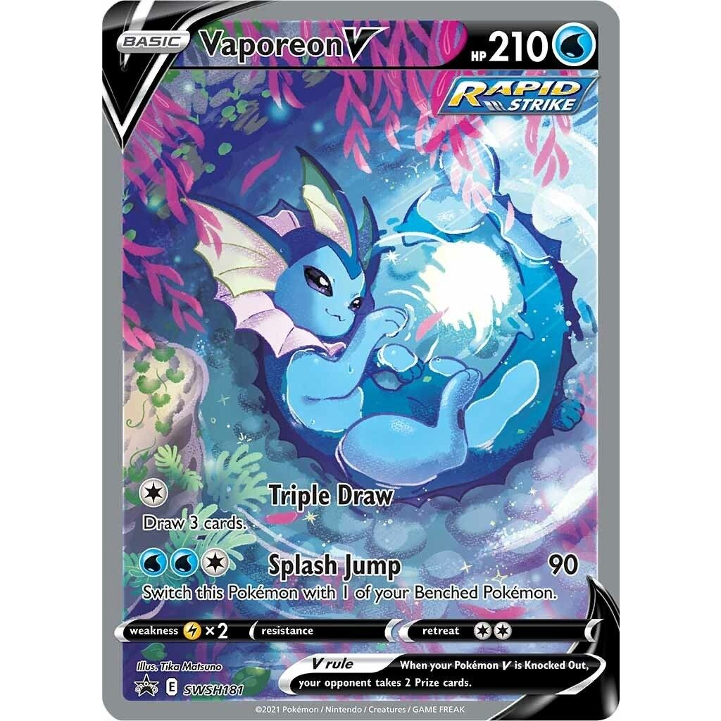 Vaporeon V - SWSH181 (SWSH181) (SWSH: Sword & Shield Promo Cards)