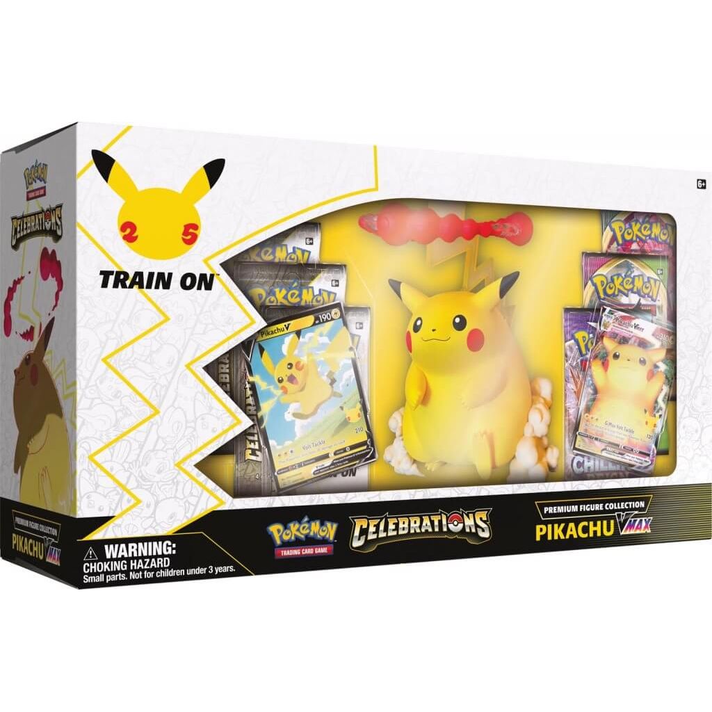 POKÉMON TCG Celebrations - Pikachu Vmax Premium Figure Collection