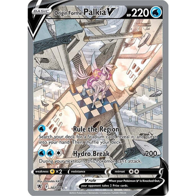 Origin Forme Palkia V (Alternate Full Art) (167/189) (SWSH10: Astral Radiance)