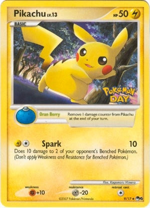 Pikachu (Pokemon Day Stamped) (009/017) (POP Series 6) (POP)