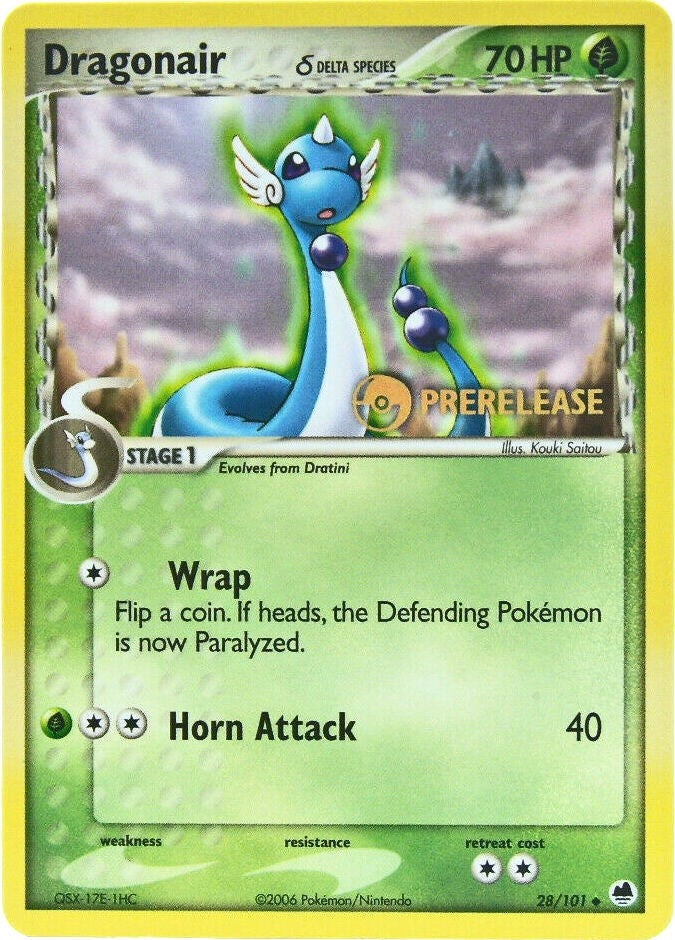 Dragonair (Delta Species) - 28/101 (Prerelease) (28/101) (Nintendo Promos) (PR)