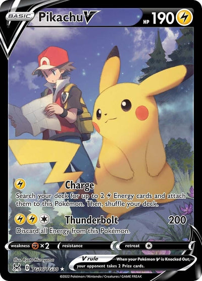Pikachu V (TG16/TG30) (SWSH11: Lost Origin Trainer Gallery)