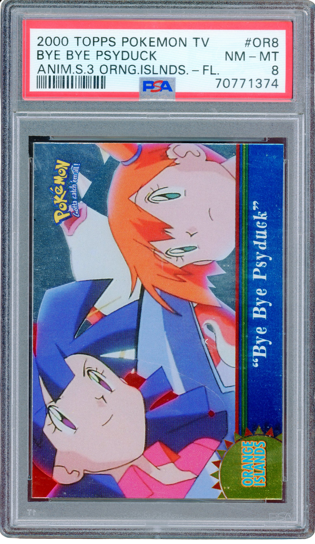 PSA 8 BYE BYE PSYDUCK 2000 TOPPS