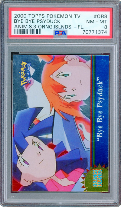 PSA 8 BYE BYE PSYDUCK 2000 TOPPS