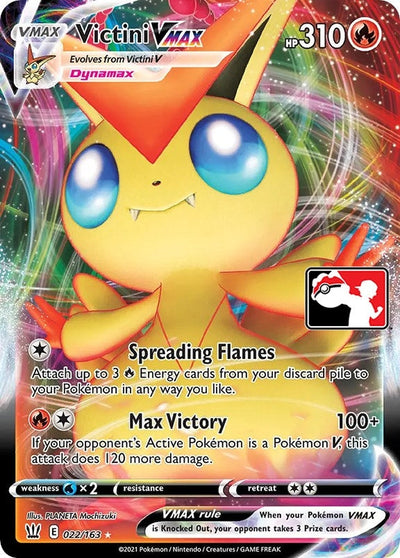 Victini VMAX (022/163) (Prize Pack Series Cards)