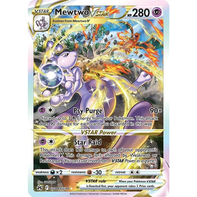 Mewtwo VSTAR (GG44/GG70) (SWSH: Crown Zenith: Galarian Gallery)