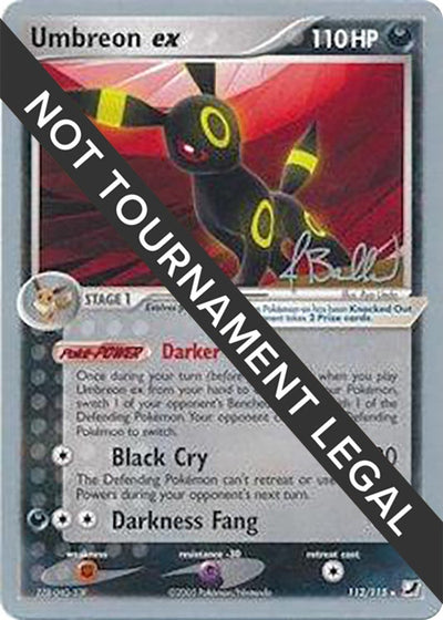 Umbreon ex - 2006 (Jimmy Ballard) (112/115) (World Championship Decks) (WCD)