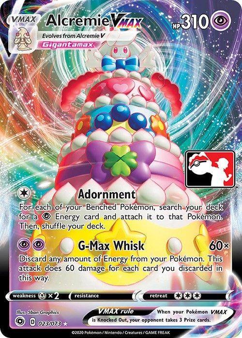 Alcremie VMAX (023/073) (Prize Pack Series Cards)