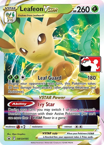 Leafeon VSTAR - SWSH195 (SWSH195) (Prize Pack Series Cards)