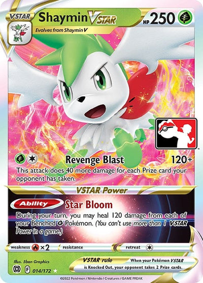 Shaymin VSTAR (014/172) (Prize Pack Series Cards)