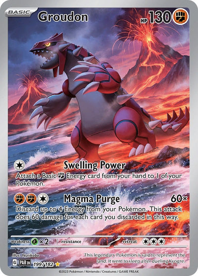 Groudon (199/182) (SV04: Paradox Rift)