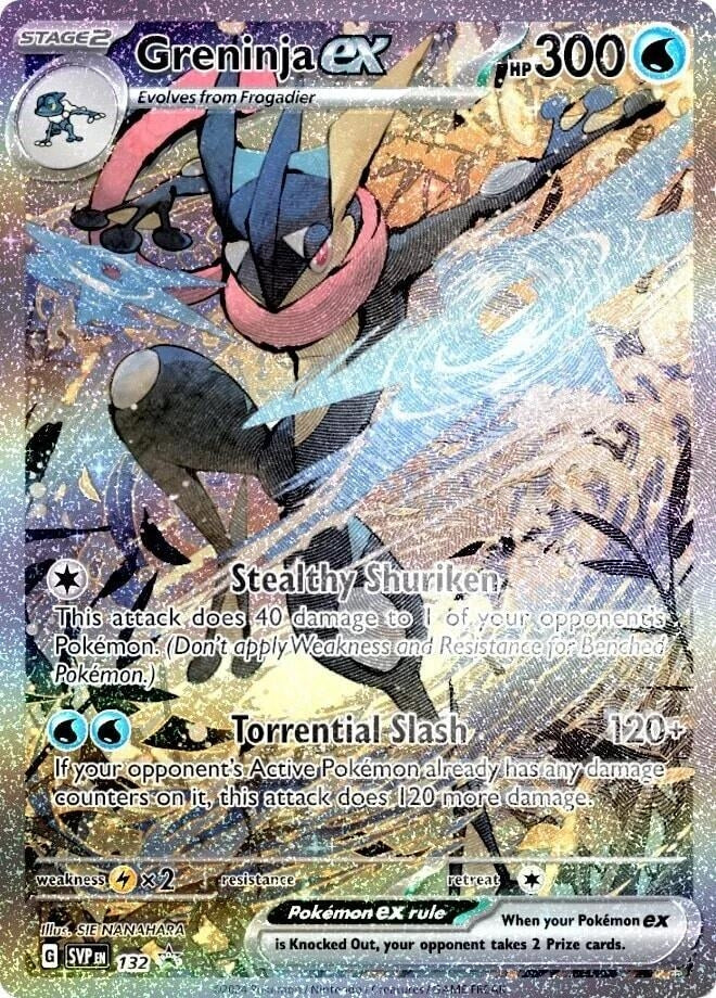 Greninja ex - 132 (132) (SV: Scarlet & Violet Promo Cards)