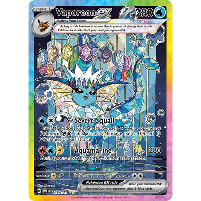 Vaporeon ex (149/131) (SV: Prismatic Evolutions)