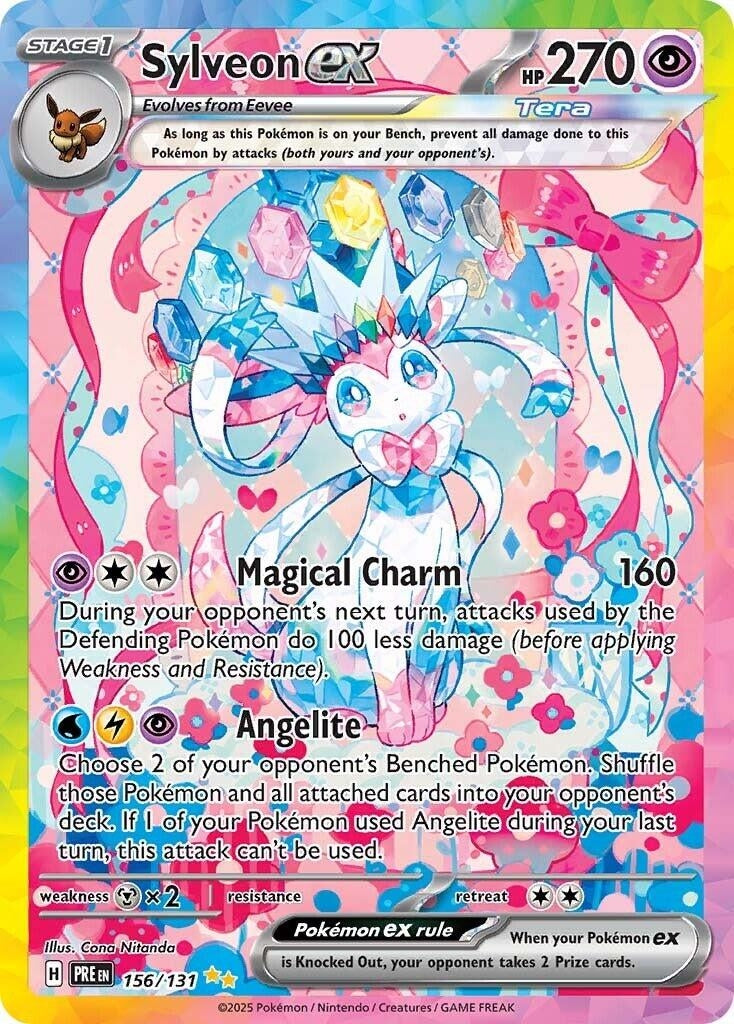 Sylveon ex (156/131) (SV: Prismatic Evolutions)