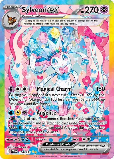 Sylveon ex (156/131) (SV: Prismatic Evolutions)