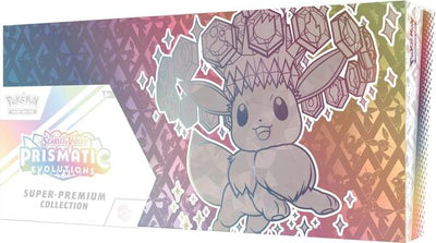 Pokémon Scarlet & Violet Prismatic Evolutions Super Premium Collection 4 Box Case