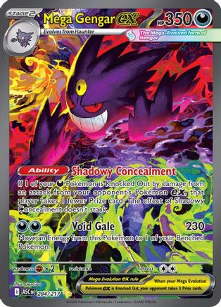 Mega Gengar ex (284/217) - ME Ascended Heroes Holofoil