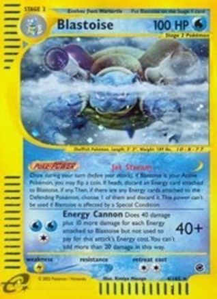 Blastoise (4/165) - Expedition Holofoil